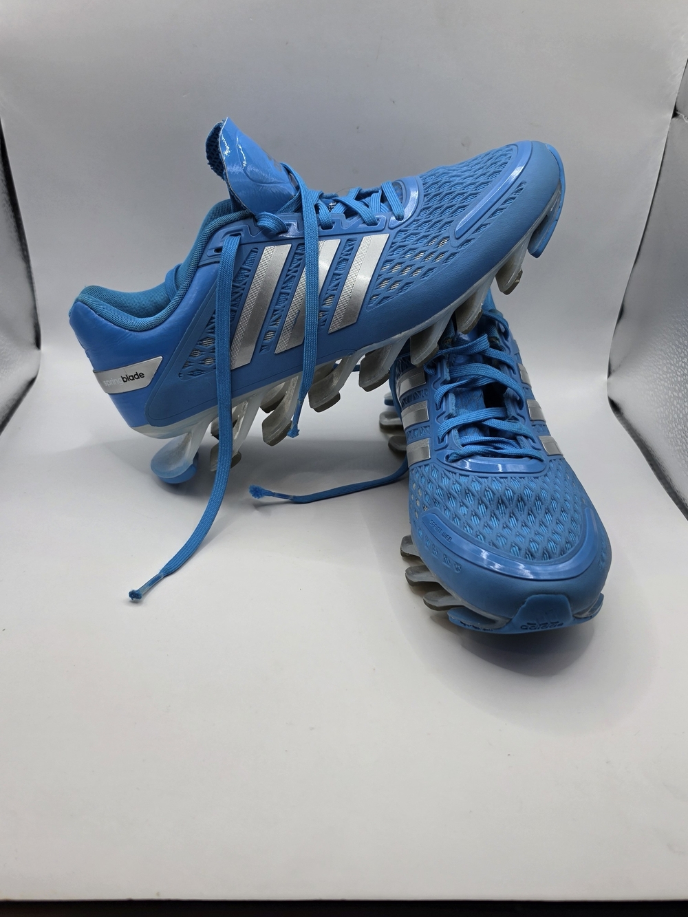Adidas Women's Bright Blue Springblade Running Sneakers, Size US 5.5 / EUR 38